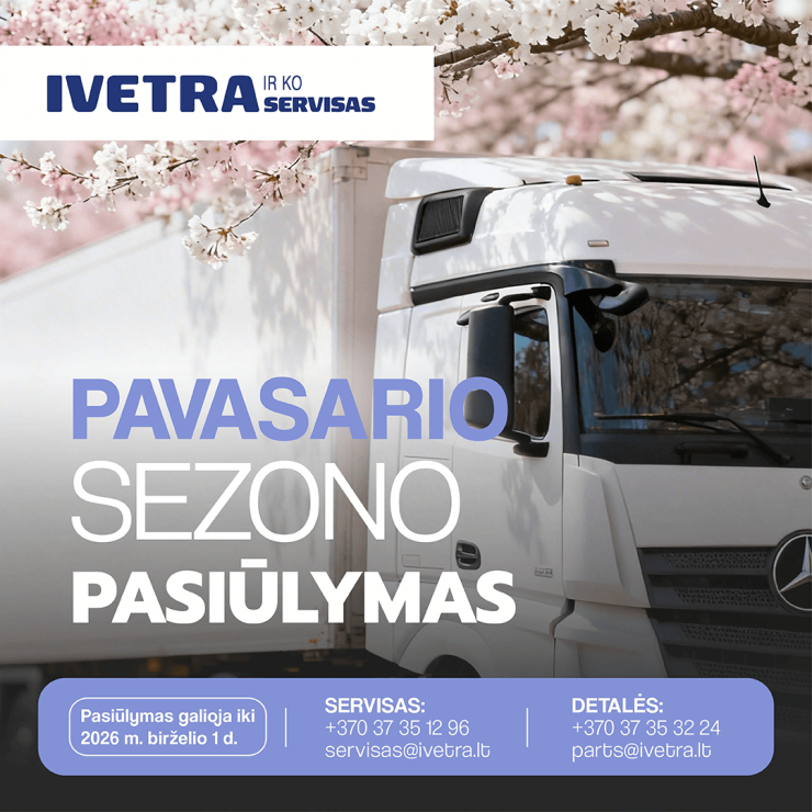 Pavasario sezono pasiūlymas 2026
