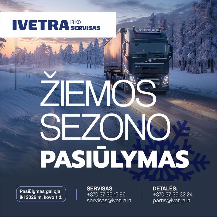 Žiemos sezono pasiūlymas 2025